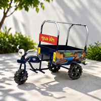 Handcrafted Metal Indian Cargo Tricycle