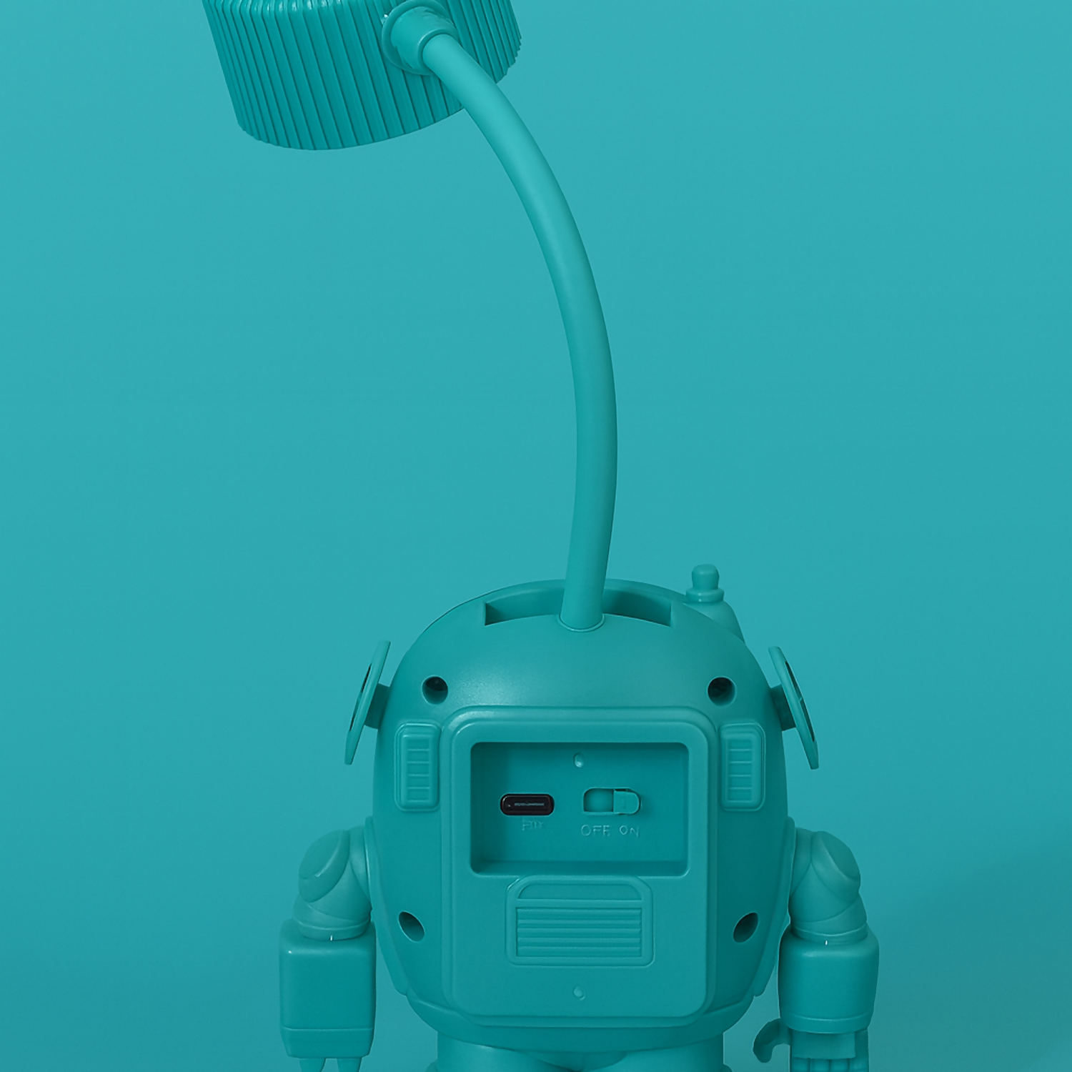 Astronaut Robot Desk Lamp with LED Light, USB Rechargeable Study Lamp