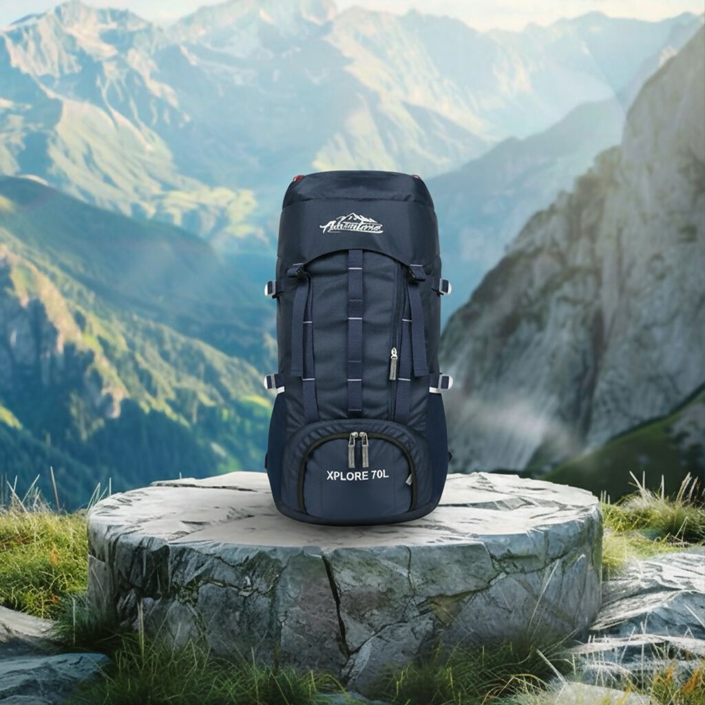 Xplore 70L Adventure Trekking Backpack – Heavy-Duty Hiking Rucksack with Multiple Straps, Large Capacity for Camping, Travel & Outdoor Gear