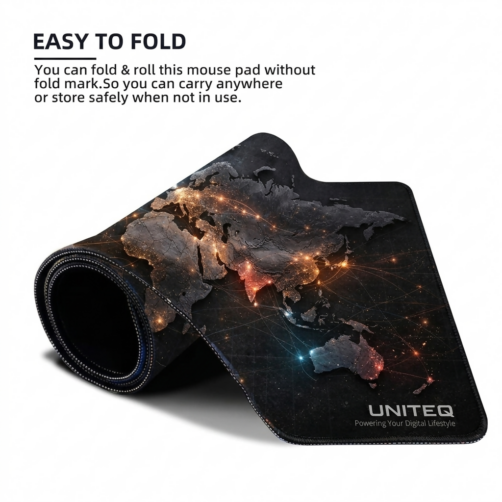 Non-slip rubber base of UNITEQ mouse pad