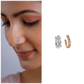 Non-Pierced Cubic Zirconia Nose Ring Clip Combo – Stylish & Comfortable