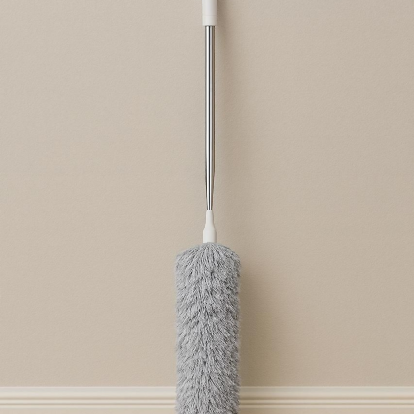 Adjustable Ceiling Cleaning Duster with Light Pole for Home Cleaning