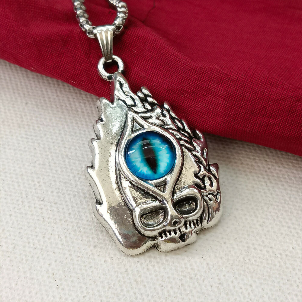Demon Devil's Eye Chain Pendant