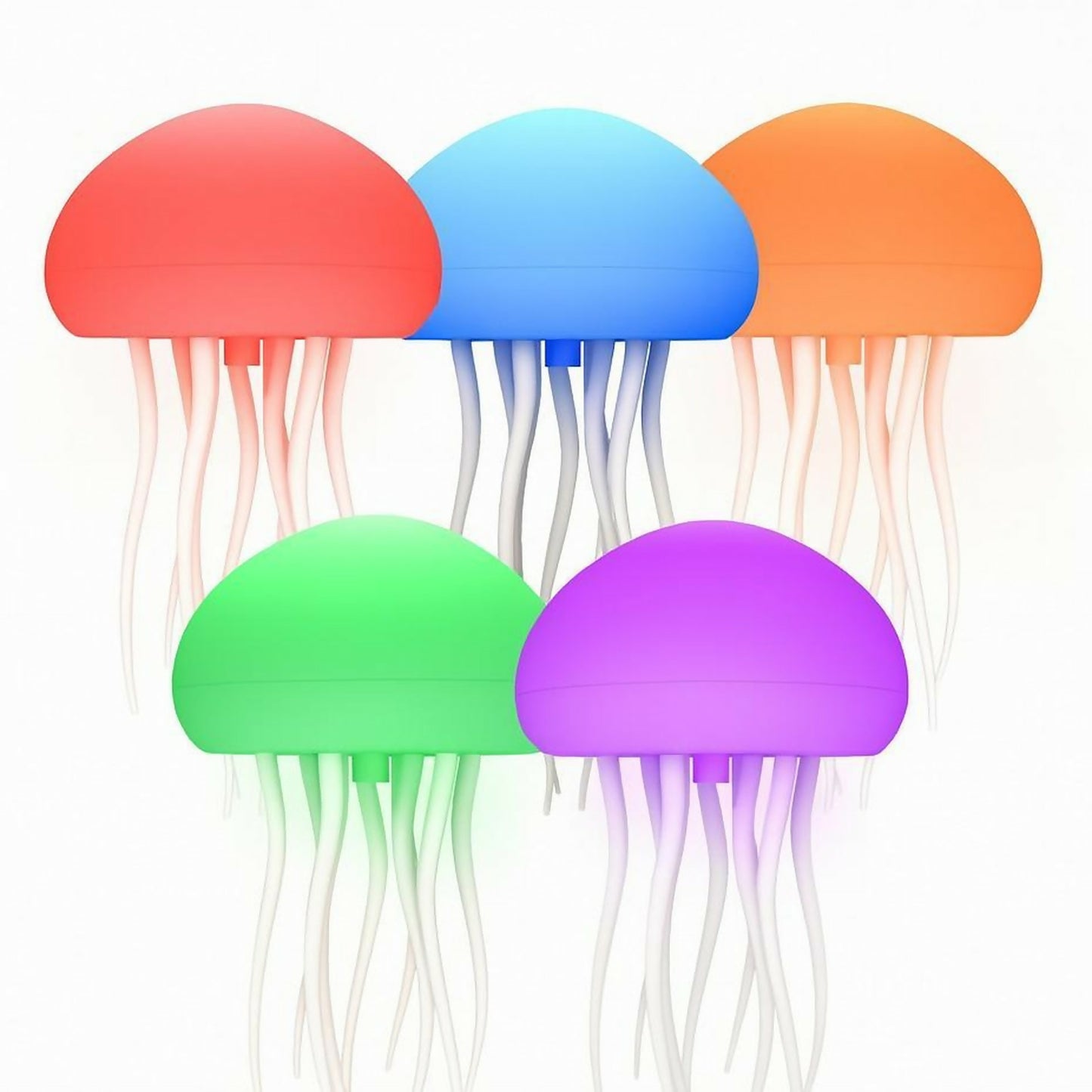 Warm Jellyfish Night Light Lamp | Soft Ambient Glow Mood Light for Home Decor