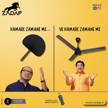 Zadap STROM High Speed BLDC Fan with Remote