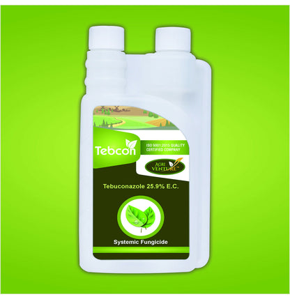 AgriVenture TEBCON ( Tebuconazole 25.9 % EC) Broad Spectrum Systemic Fungicide (500Ml)