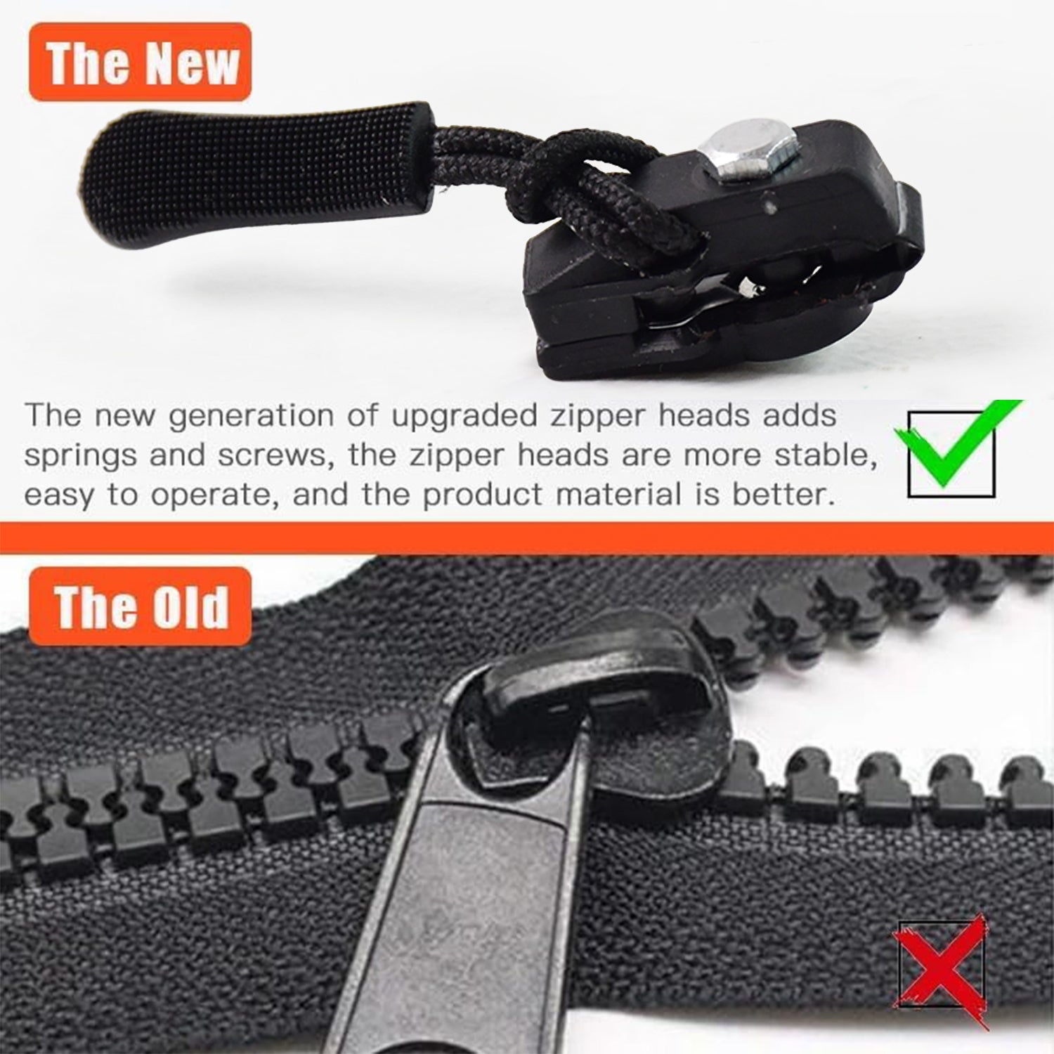 Portable Universal Detachable Zipper Slider (1 Pc / Medium)