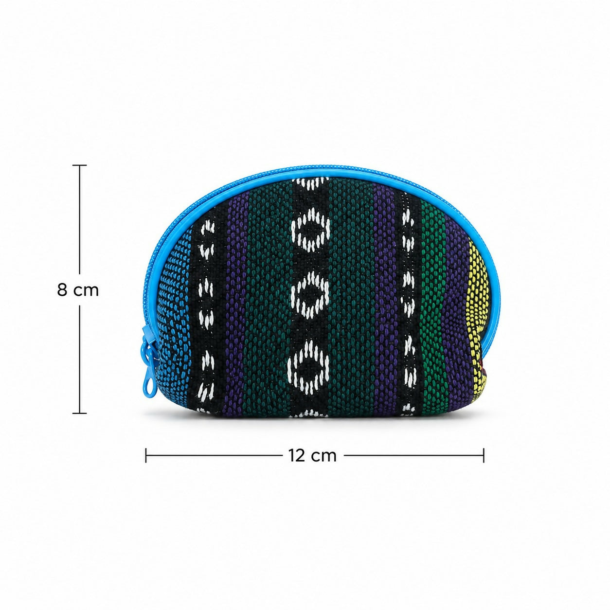 Durable fabric multicolor ethnic pouch