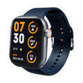 Silver Smart Watch – AI Voice & Sleep Monitoring