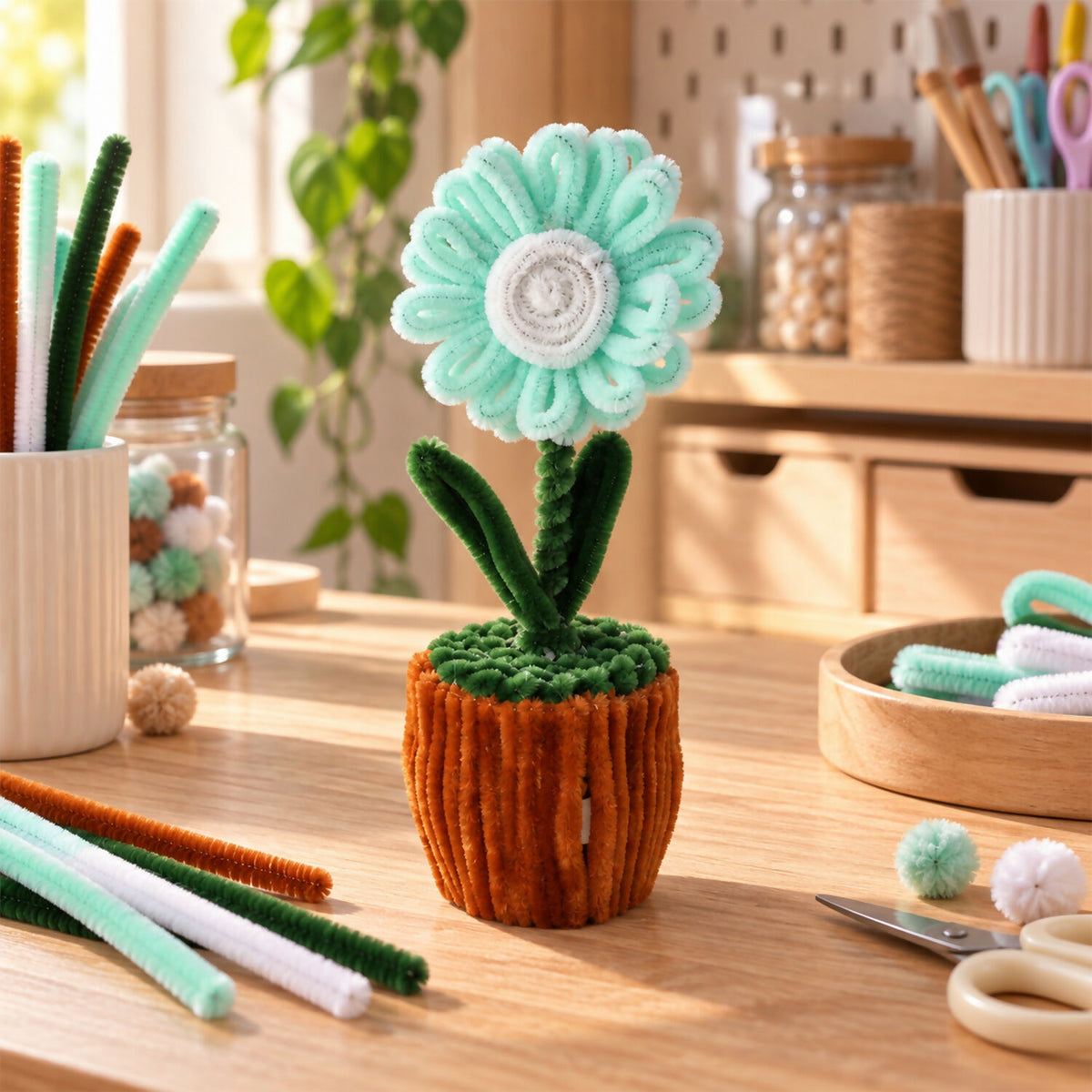 Pipe-Cleaner-Flower-Pot-02