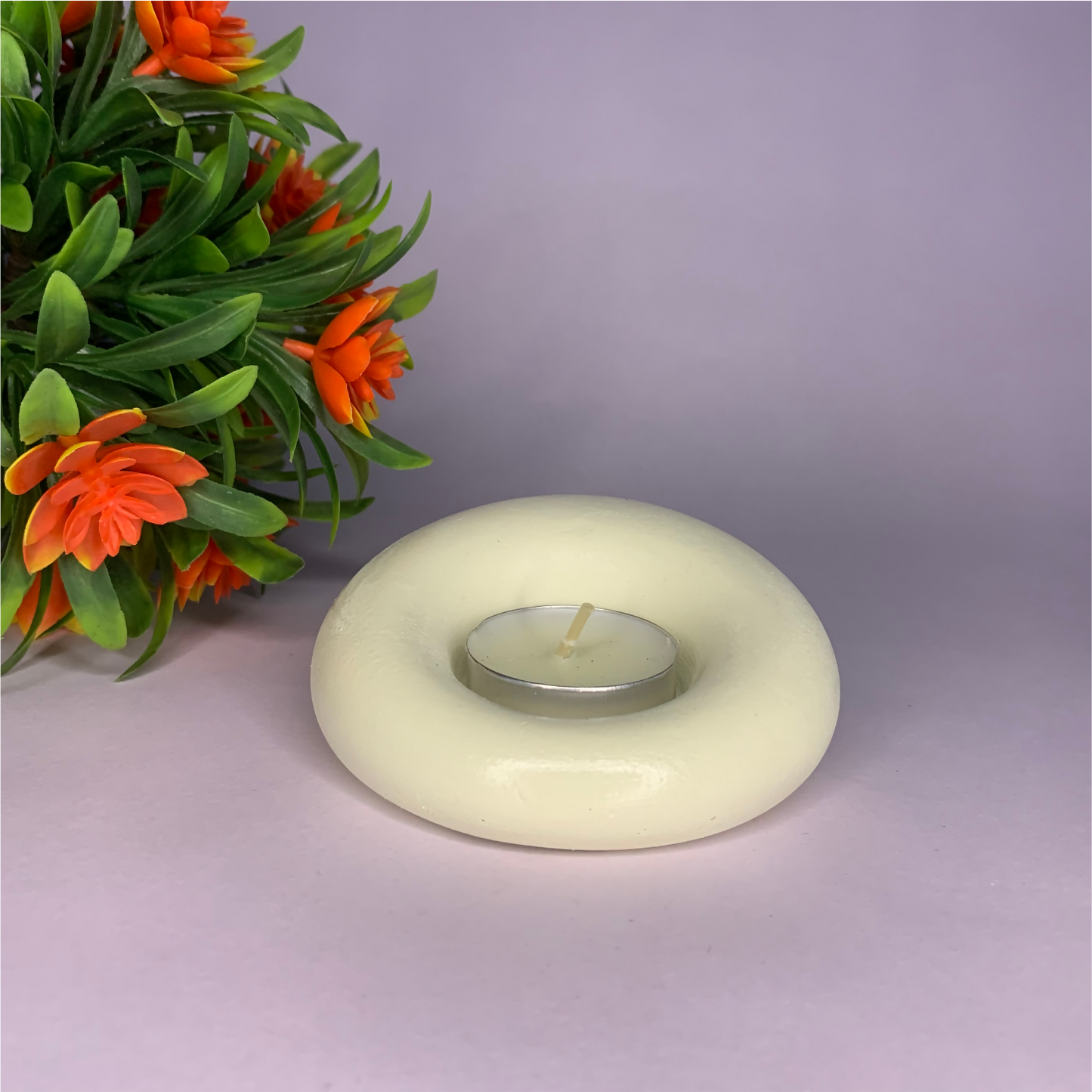 Gadi Diya ivory tealight candle Elegant Home Decor Handmade