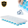 Silicone Ice Tray with Lid – Easy Pop-Out, Spill-Proof Pack of 2