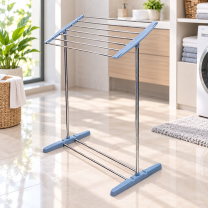 Portable Clothes Drying Rack – Foldable, Steel & Plastic | PHOBIA
