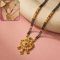 Mangalsutra with Twin Peacock Pendant – Elegant Festive Jewelry