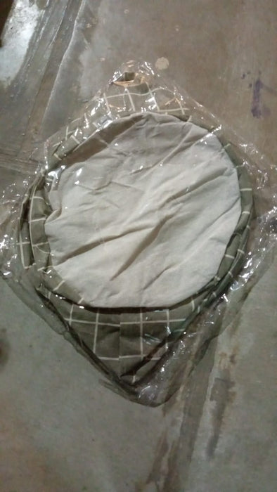 Folding Laundry Basket Round Storage Bag (1 Pc / 40 × 30 Cm)