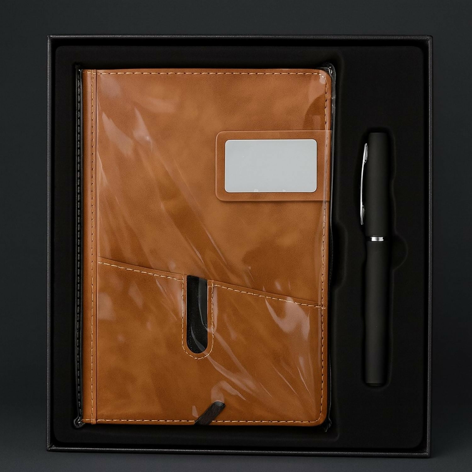 Premium Executive Notebook Diary with Pen Gift Set – A5 Size Office Planner, Stylish PU Leather Cover, Corporate Gift Combo for Men & Women, Business Meetings, Personal Writing, Daily Notes & Gifting