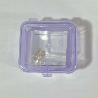 Adjustable clip-on closure for comfortable non-piercing nose ring fit