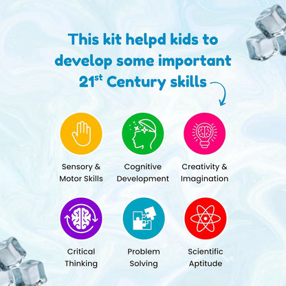 Icepop Jelly Cube Slime Making Kit for Kids – DIY Tubbie Slime Kit with Activator