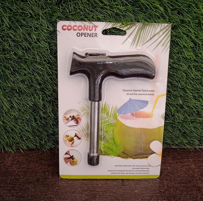 1186 Premium Coconut Opener Tool / Driller with Comfortable Grip