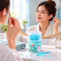 Dual End Cotton Swab Sticks with Scoop Tip for Personal Care (100 Pc)