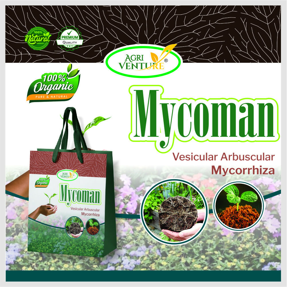 AgriVenture MYCOMAN (Vesicular Arbuscular Mycorrhiza) Support To Proper Development Bactericide Organic Product BIO FUNGICIDES (2 KG)
