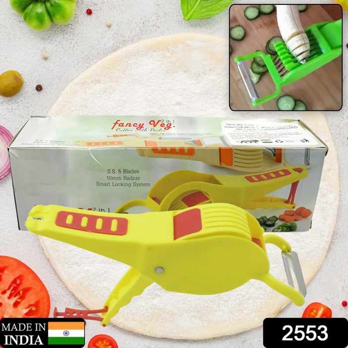 2553 2-in-1 Vegetable and Fruits Cutter / Chopper
