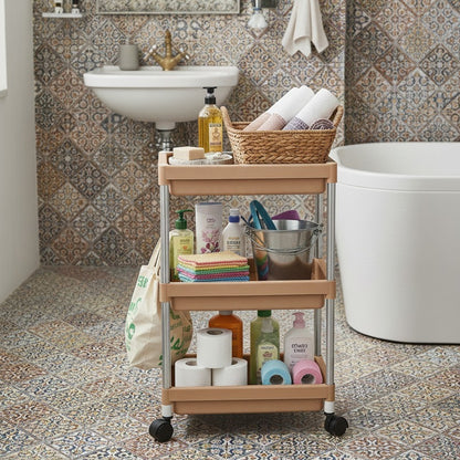 3-Layer Multipurpose Storage Trolley