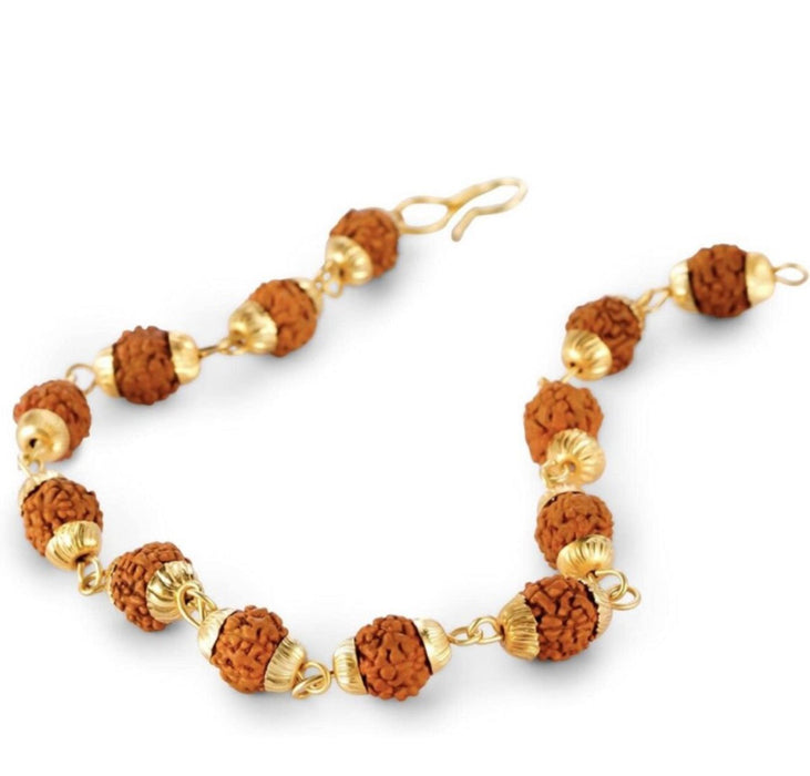 Men's Authentic Rudraksha Bracelet – Spiritual Healing & Protection