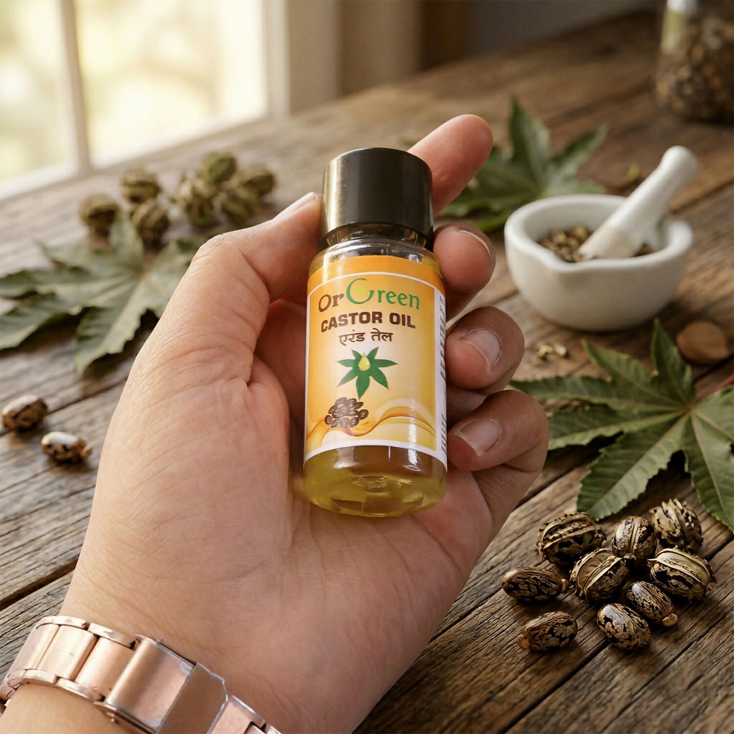OrGreen Castor Oil for Hair & Skin Care – Natural Multipurpose Oil
