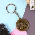 Taj Mahal Souvenir Keychain – Antique Brass Finish Durable Metal