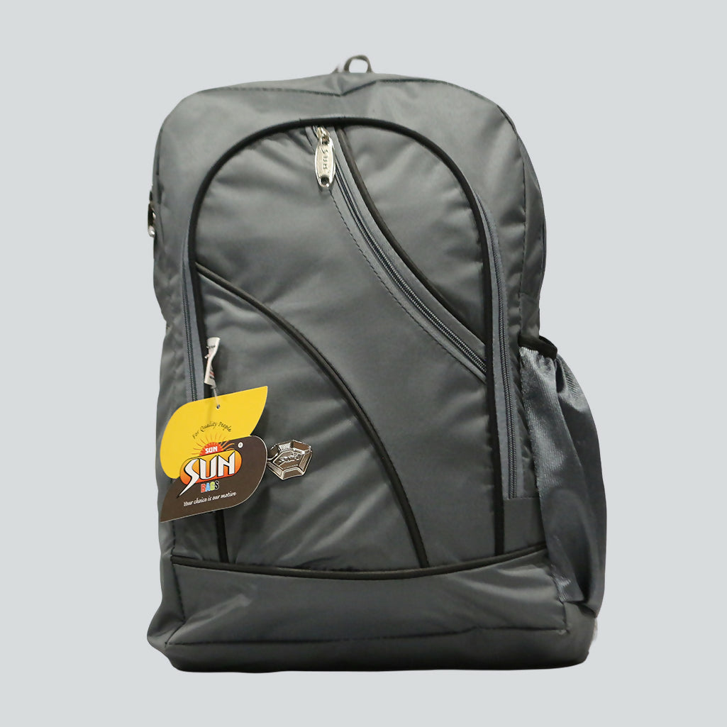 SUN Backpack for Men & Women | Office, College & Travel Bag | Lightweight Durable Polyester with Multi-Compartments, Side Pockets & Anti-Scratch Material – Multicolor