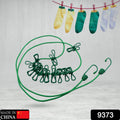 Portable Clothes Drying Rope – Elastic with 12 Clips | FERVENT