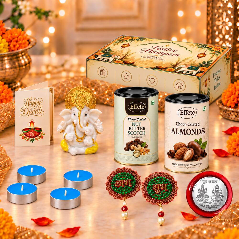 Ganesha Idol and Chocolate Set
