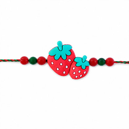 Strawberry Kids Rakhi Cute Cartoon Pattern for Brother (5pcs)