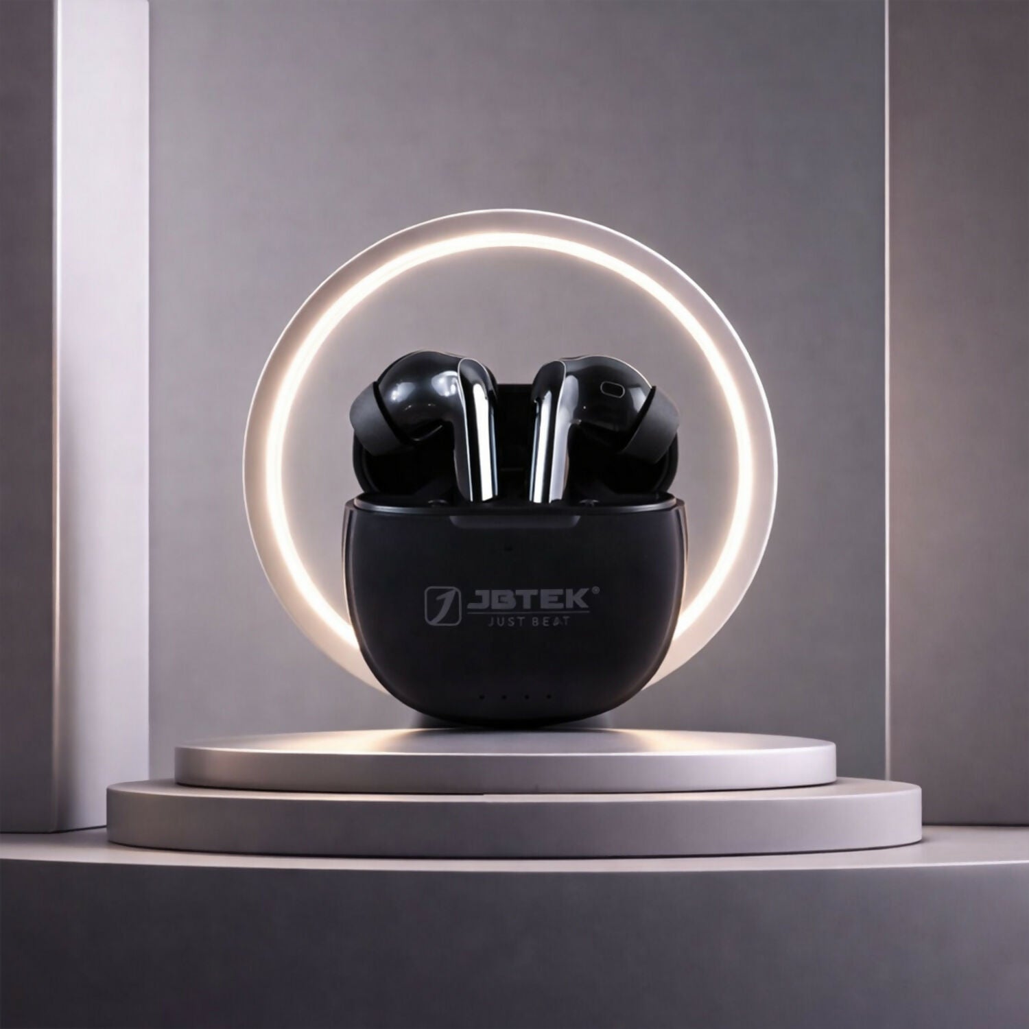 Wireless Bluetooth Earbuds with Charging Case High Bass Sound Touch Control Earphones