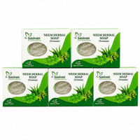 Neem Herbal Soap Natural Herbal Handmade Bath Soap Bars (90g Pack of 5)