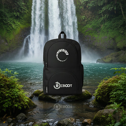 Reboot Multicolor Backpack – Durable Travel Bag with Multiple Compartments, Modern Tech Logo for Work, School & Daily Use
