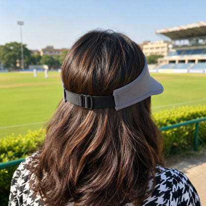 Women’s UV protection sun visor cap with breathable open top design