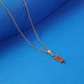 Firki Shape Pendant Necklace – Elegant Spinning Top Design