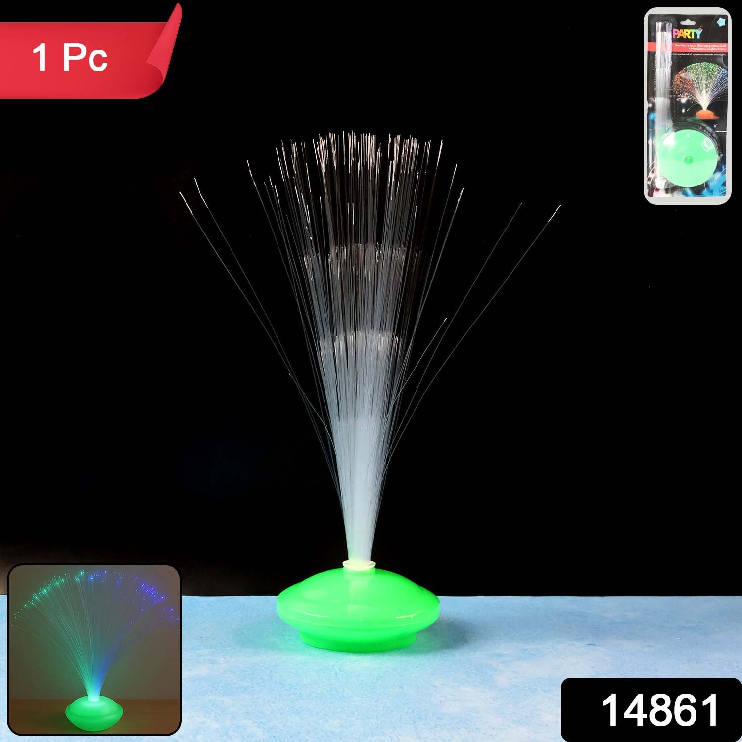 Fiber Optic LED Decorative Lamp (1 Pc)