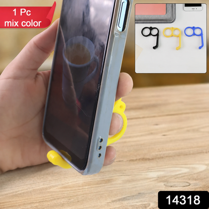 Hook-style Plastic Mobile Stand – Compact Universal Support