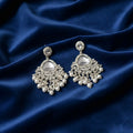 Kundan Pearl Earrings – Elegant Indian Statement Jhumkas for Brides