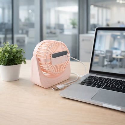 Portable small desk fan