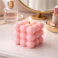 Bubble Cube Scented Candle for Home Decor and Gifting (Any color)
