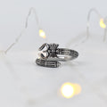 Mahakal Shiva Adjustable Trishul Damroo Designer Cuff Ring