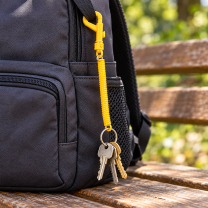 Retractable Keychain – Durable Coiled Key Holder with Carabiner