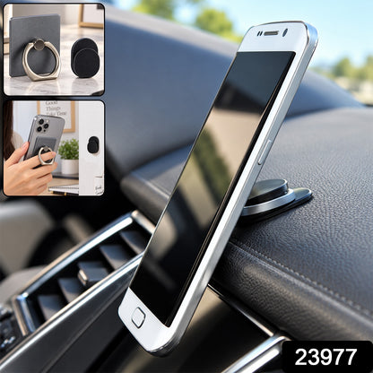 360 Degree Rotating Finger Ring Grip for Mobile, Phone Stand for Videos (1 Pc)