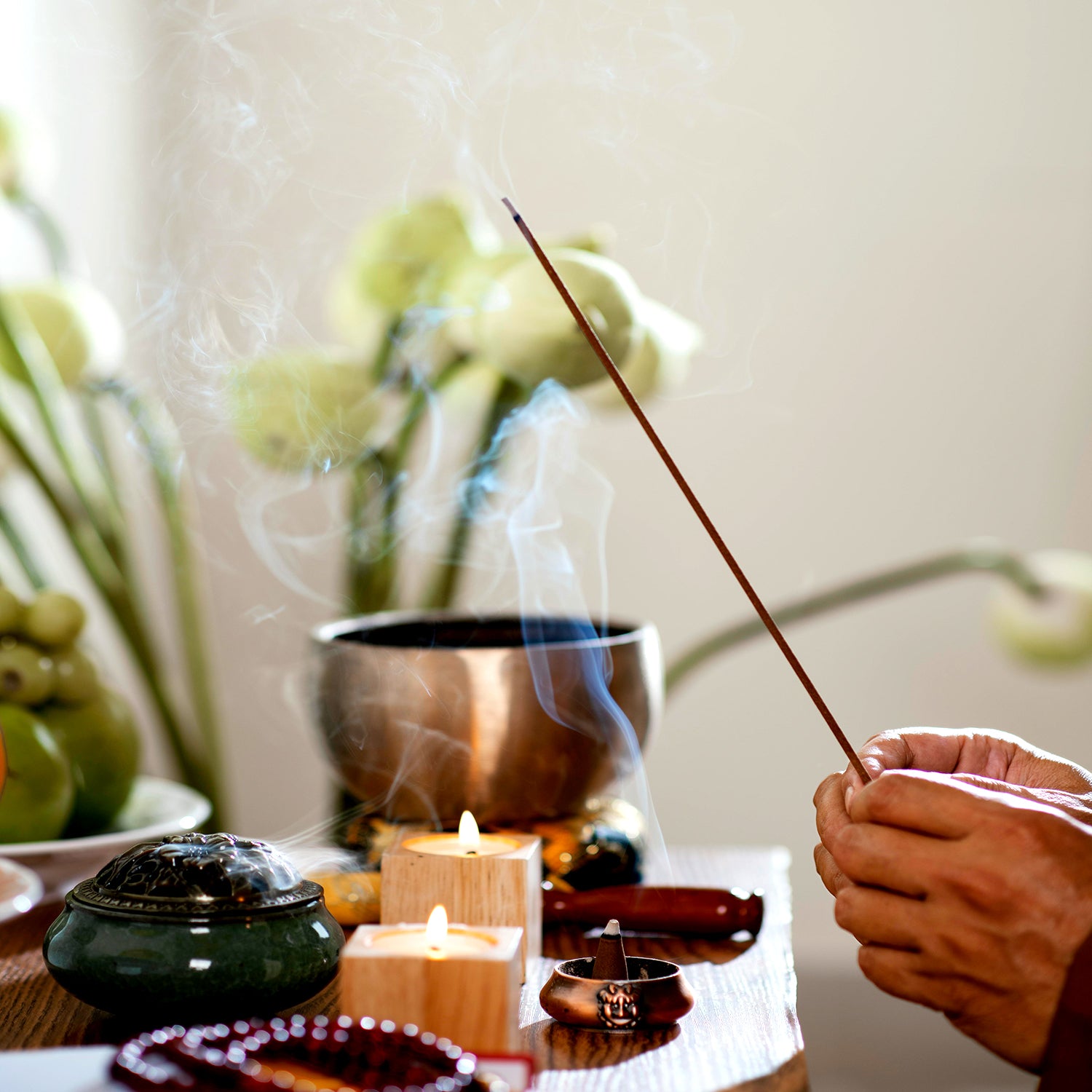 Lavender Premium Masala Stick Agarbatti Relaxing Natural Aroma for Puja (90gm)