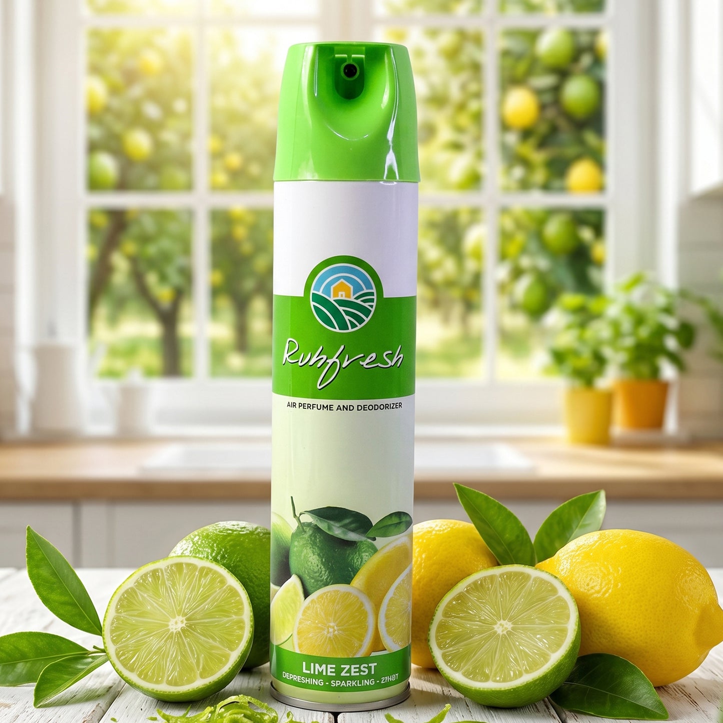 Lime Zest Air Freshener multiple angle views