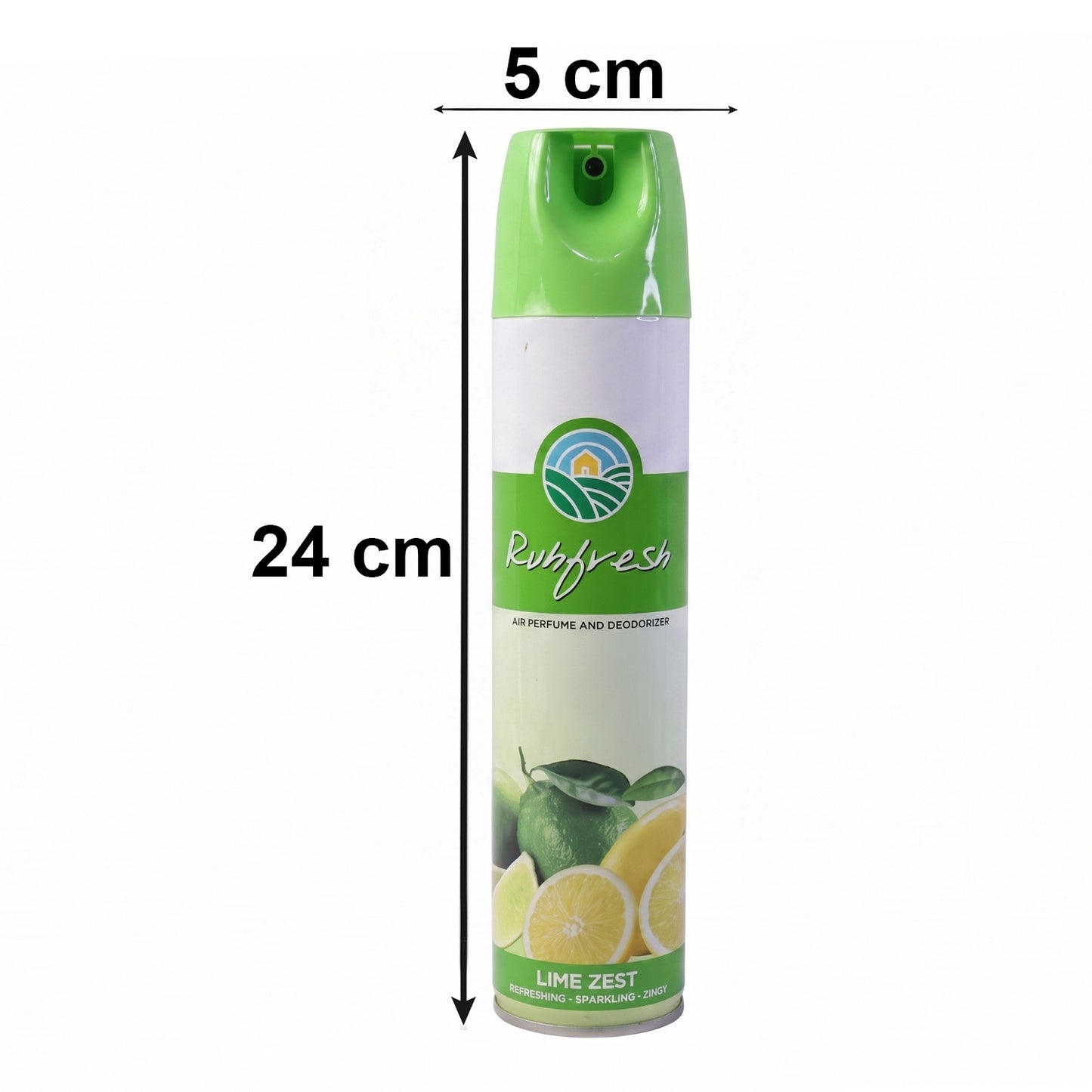 Lime Zest Air Freshener spray additional angle